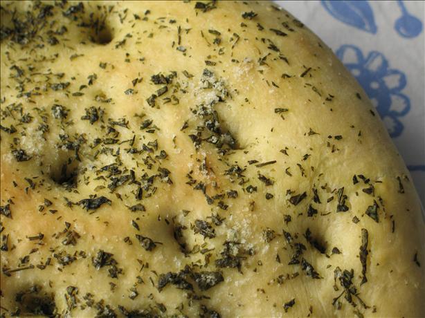 Focaccia With Fresh Herbs. Photo by justcallmejulie