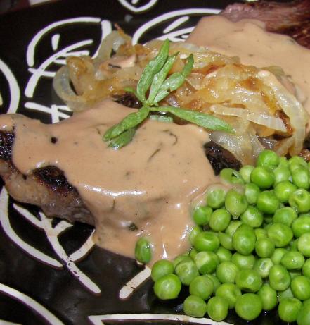 Steak Fillet With Tarragon Cream Brandy Sauce. Photo by Baby Kato