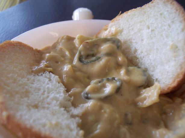 Crock Pot Artichoke/Jalapeno Cheese Dip - Easy. Photo by jrusk