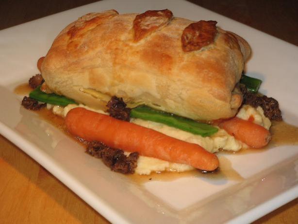 Individual Lamb Wellington Parcels With a Madeira Sauce. Photo by The Flying Chef