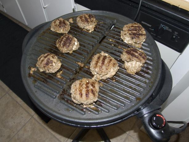 Awesome Stuffed Grilled Burgers - Easy. Photo by RedShirt