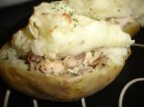 Chicken and Mushroom Spud Pies (Twice Baked Potatoes)