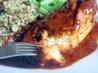Savory Chicken in Raspberry Cream Sauce. Recipe by Krista Roes