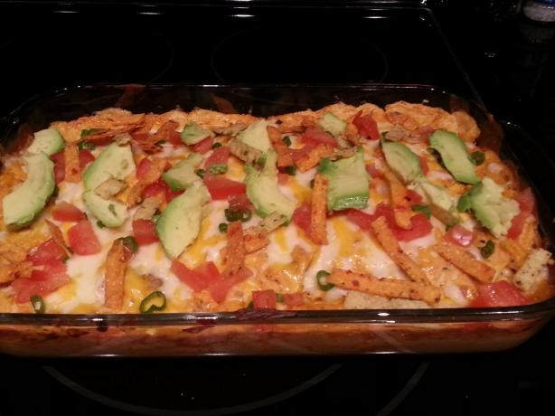 Sour Cream Chicken Enchiladas. Photo by chicchicky