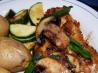 Chicken Piccata With Green Onions and Mushrooms (Country Style)