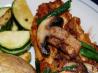 Chicken Piccata With Green Onions and Mushrooms (Country Style)