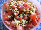Grilled Corn, Avocado and Tomato Salad