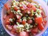 Grilled Corn, Avocado and Tomato Salad. Recipe by Chef SeaHag