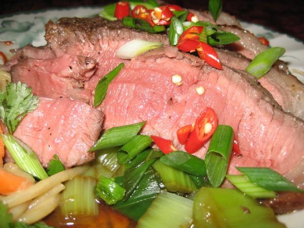 Beef With Soy Sauce and Ginger. Photo by Halcyon Eve