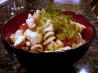 Tomato & Mozzarella Pasta Salad. Recipe by BakinBaby