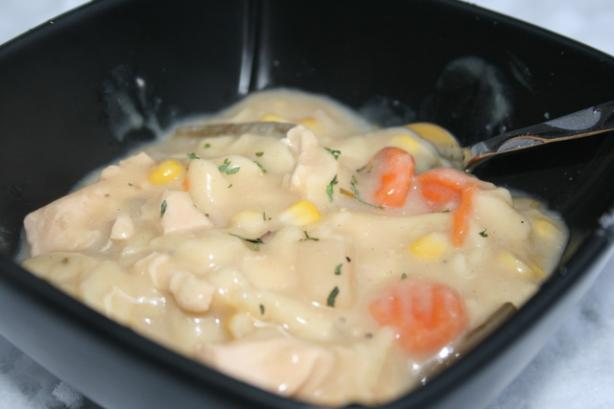 Creamy Crock-Pot Chicken Noodle Soup. Photo by **Tinkerbell**