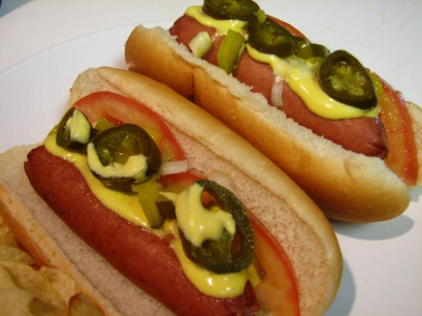 Chicago-Style Hot Dogs. Photo by loof