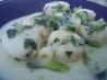 Scallops in Garlic Cream Sauce