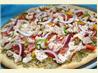 Pesto Chicken Pizza. Recipe by canarygirl