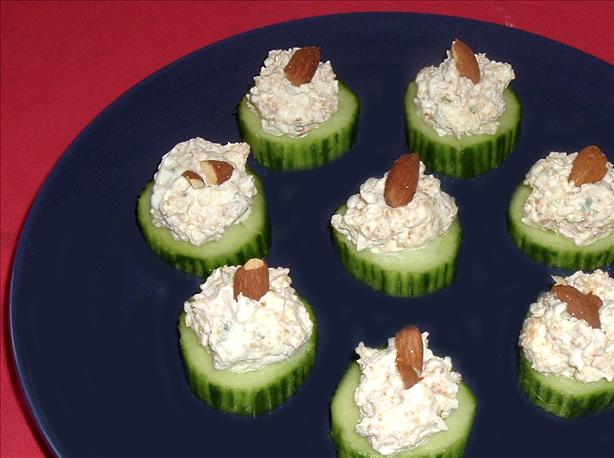 Stuffed Cucumber Cups. Photo by Bergy