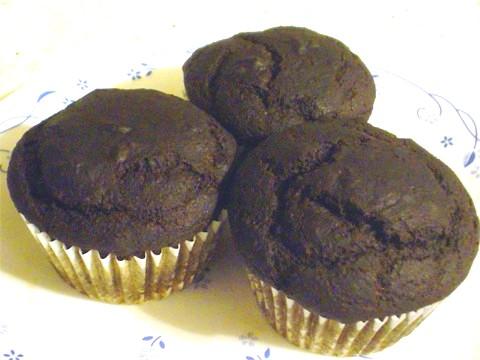 Chocolate Super Flax Cupcakes. Photo by tildeWonder