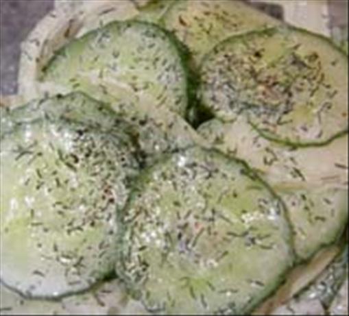 Cool and Creamy Cucumber Salad. Photo by Sackville