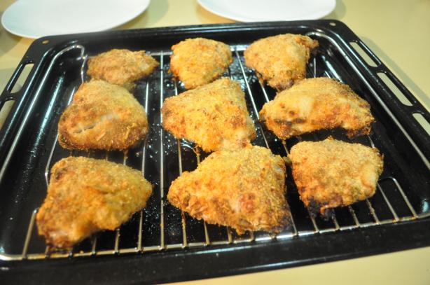 Baked Buttermilk Mustard Chicken Thighs. Photo by I'mPat
