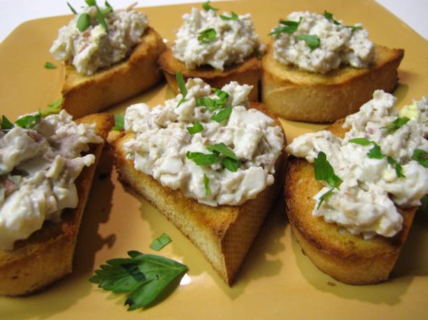 Egg and Apple Bruschetta. Photo by loof