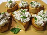 Egg and Apple Bruschetta