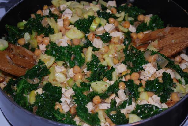 Lemony Chickpea Stir-Fry (Vegan and Yum). Photo by Lilmsbritches
