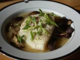 Roasted Cod With Shiitake Mushrooms in Miso Broth