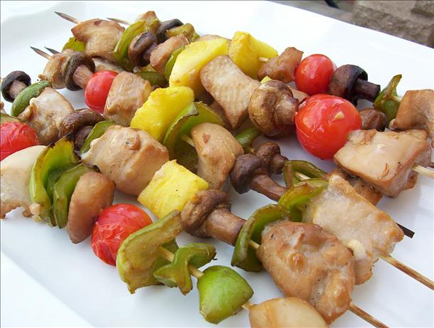 Hawaiian Chicken Kabobs. Photo by * Pamela *