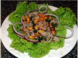 Nam Sod (Pork Salad with Mint, Peanuts and Ginger)