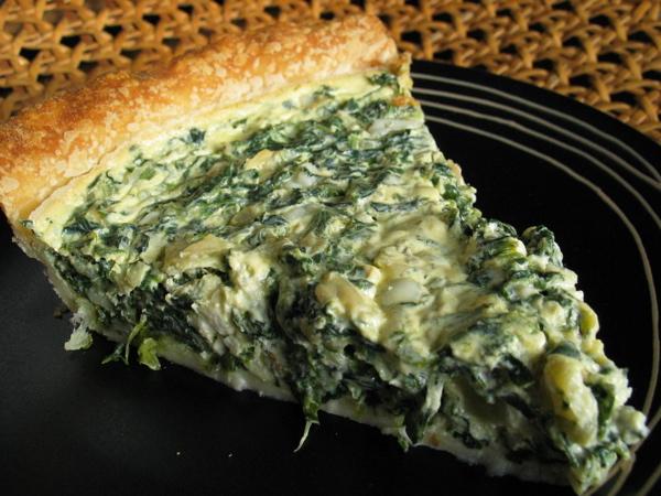 Tre's Spinach and Feta Cheese Quiche. Photo by flower7