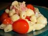 Sammie's Bacon Tomato Pasta. Recipe by LilPinkieJ