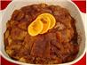 Raisin Bread Pudding With Apple-Molasses Sauce. Recipe by :(