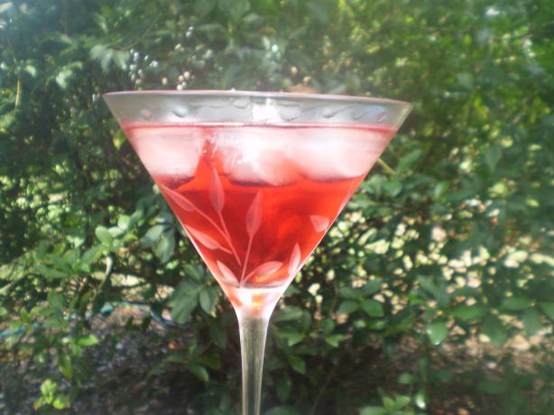 Virgin Pomegranate and Cranberry Bellinis. Photo by breezermom