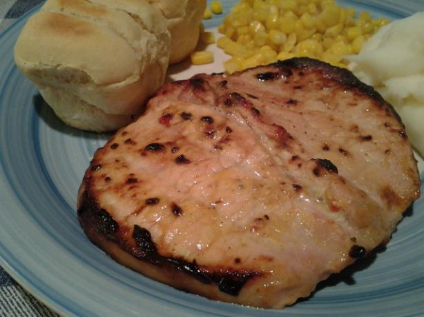 Zesty Grilled Pork Chops. Photo by Troop Angel