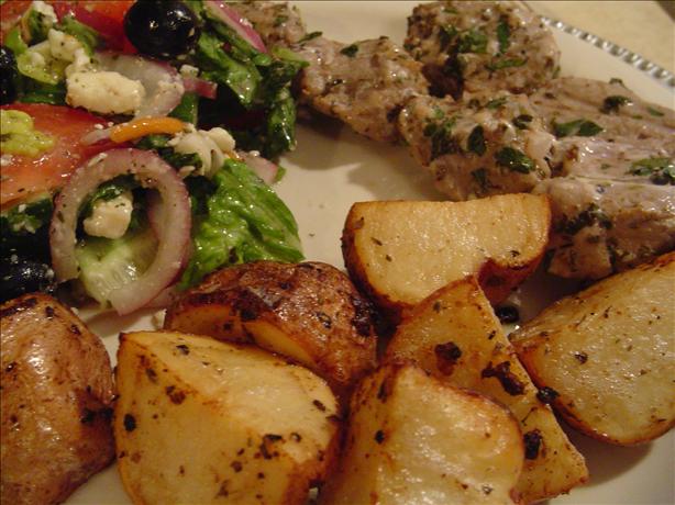 Greek Oven Roast Potatoes. Photo by CountryLady