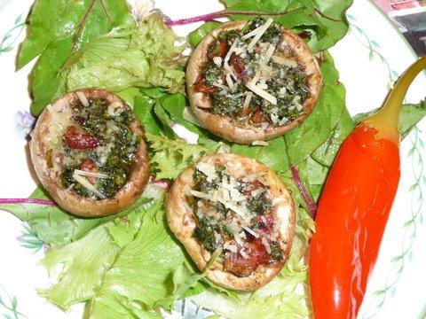 Mushroom Kilpatrick on Barbecue Crostini. Photo by mickeydownunder