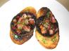Mushroom Kilpatrick on Barbecue Crostini