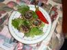 Mushroom Kilpatrick on Barbecue Crostini