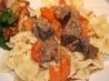 Rosemary Beef and Tomato over Noodles. Recipe by Kerena