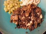 Walnut Chicken With Mushrooms in Creamy Mustard Sauce