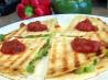 Grilled Pepper & Cheese Quesadilla. Recipe by Derf