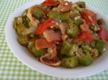Okra, Tomatoes, & Bacon