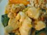 Chicken Rama in Thai Peanut Sauce. Recipe by NorthwestGal