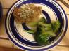 Hazelnut Chicken With Pear Sauce & Blue Cheese. Recipe by Chef George S.