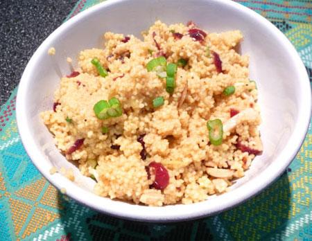 Curried Couscous. Photo by Mikekey