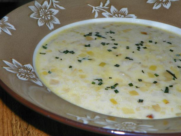 Leek, Potato, and Tarragon Soup. Photo by Baby Kato