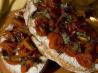 Roasted Tomato Bruschetta