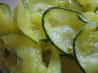 Easy Refrigerator Pickles. Recipe by Marlene.