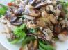 Mushroom and Shredded Chicken Salad