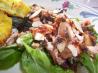Mushroom and Shredded Chicken Salad