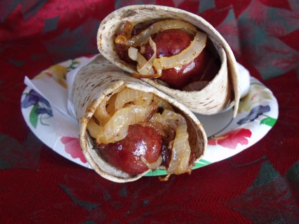 Hot Diggedy Dogs! Bonfire Bangers in Wraps (Hot Dogs/Sausages). Photo by Darkhunter